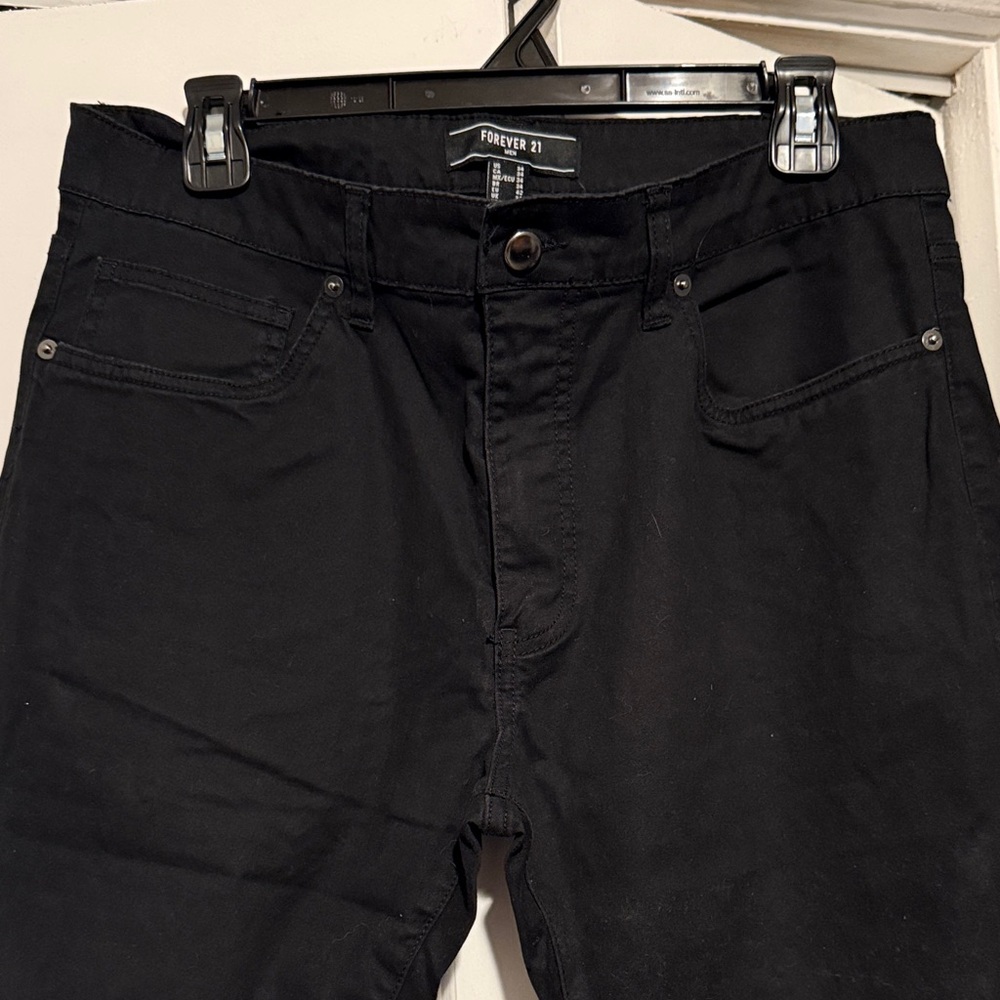 Forever 21 Classic Black Denim Pants